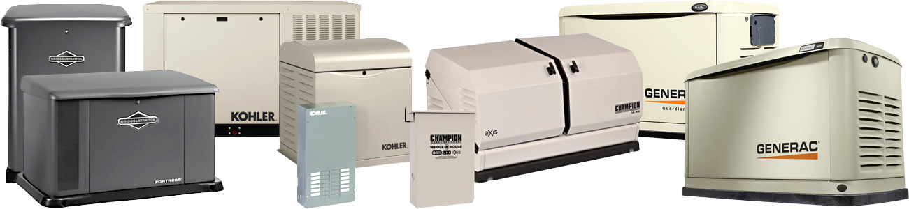 BRIGGS & STRATTON, GENERAC, KOHLER, CHAMPION - WHEELER GENERATORS